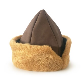 Shark Anatolia Deri Börk Şapka Nubuk Açık Kahve Hardal Kürk - 2