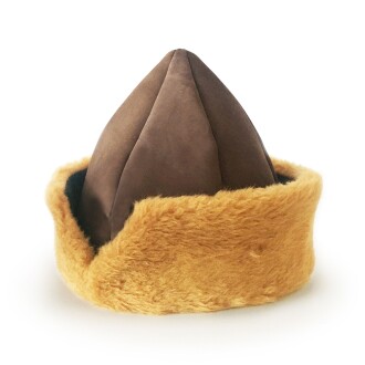 Shark Anatolia Deri Börk Şapka Nubuk Açık Kahve Hardal Kürk - 4