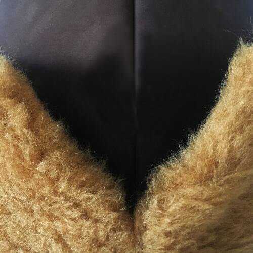 Shark Anatolia Deri Börk Şapka Nubuk Açık Kahve Hardal Kürk - 7