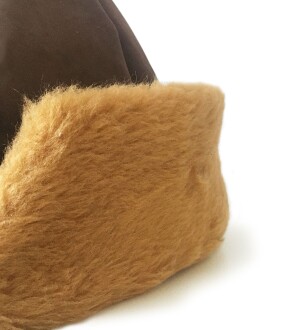 Shark Anatolia Deri Börk Şapka Nubuk Açık Kahve Hardal Kürk - 8