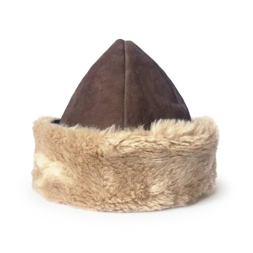 Shark Anatolia Deri Börk Şapka Nubuk Açık Kahve Kürk 10-13 Yaş - 3
