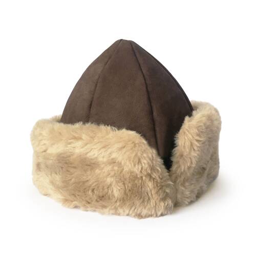 Shark Anatolia Deri Börk Şapka Nubuk Açık Kahve  Kürk - 2