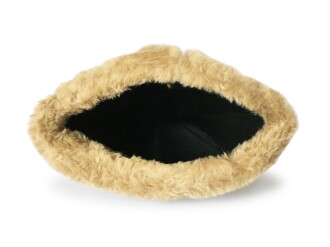 Shark Anatolia Deri Börk Şapka Nubuk Açık Kahve  Kürk - 6