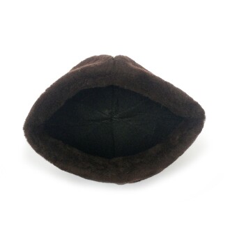 Shark Anatolia Deri Börk Şapka Nubuk Koyu Kahve - 10