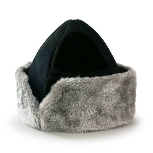 Shark Anatolia Deri Börk Şapka Siyah Nubuk - 4