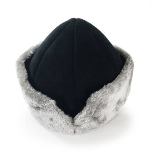 Shark Anatolia Deri Börk Şapka Siyah Nubuk - 5