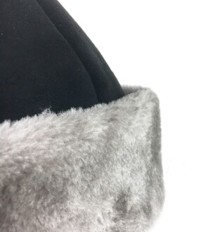 Shark Anatolia Deri Börk Şapka Siyah Nubuk - 8