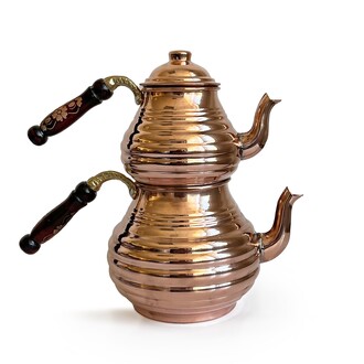 Shark Anatolia Copper Handhammered Tea Kettle Sliced #2