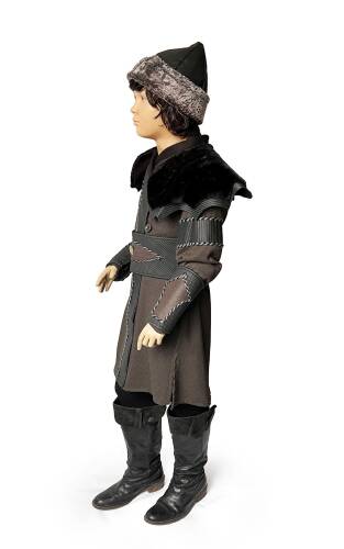 Shark Anatolia Düğmeli Alp Çocuk Kostümü Kahverengi - 8