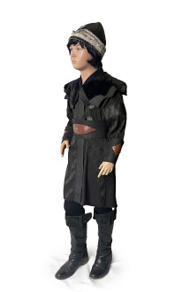 Shark Anatolia Düğmeli Alp Çocuk Kostümü Siyah - 9