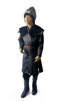 Shark Anatolia Düğmeli Alp Çocuk Kostümü Siyah - 10