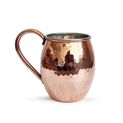 Shark Anatolia El Dövmesi Bakır Kupa Bardak Moscow Mule Mug