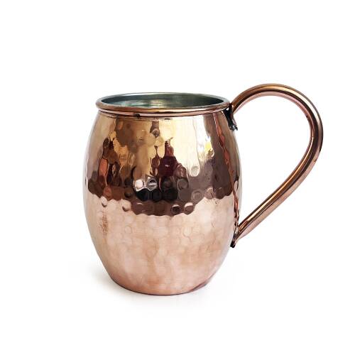 Shark Anatolia El Dövmesi Bakır Kupa Bardak Moscow Mule Mug - 2