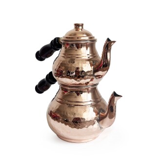 Shark Anatolia El Dövmesi Klasik Bakır Çaydanlık No:1 İnce - 2