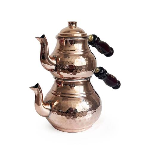 Shark Anatolia El Dövmesi Klasik Bakır Çaydanlık No:1 İnce - 3