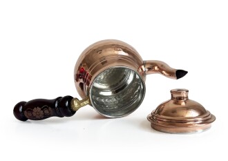 Shark Anatolia El Dövmesi Klasik Bakır Çaydanlık No:1 İnce - 8