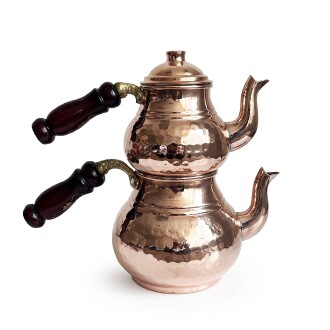 Shark Anatolia El Dövmesi Klasik Bakır Çaydanlık No:1 İnce 