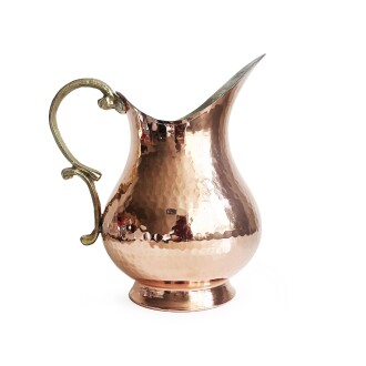 Shark Anatolia Handmade Hand Hammered Copper Carafe Jug Maras