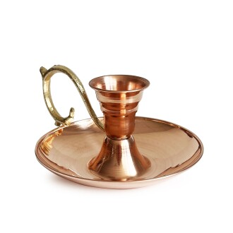 Shark Anatolia Elit Copper Candle Holder, Candlestick