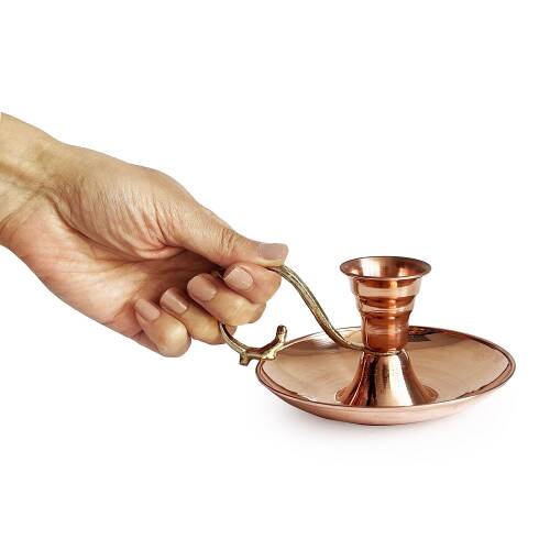 Shark Anatolia Elit Bakır Mumluk, El Şamdanı - 2