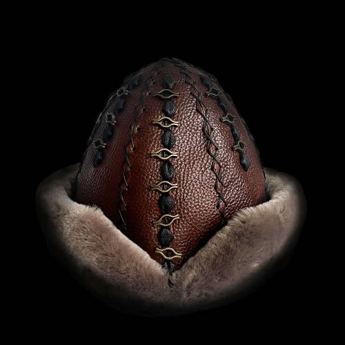 Shark Anatolia Ertuğrul Gazi Hakiki Deri Börk Çapraz Dikiş Kahve - 1