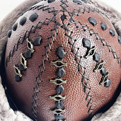 Shark Anatolia Ertuğrul Gazi Hakiki Deri Börk Çapraz Dikiş Kahve - 9