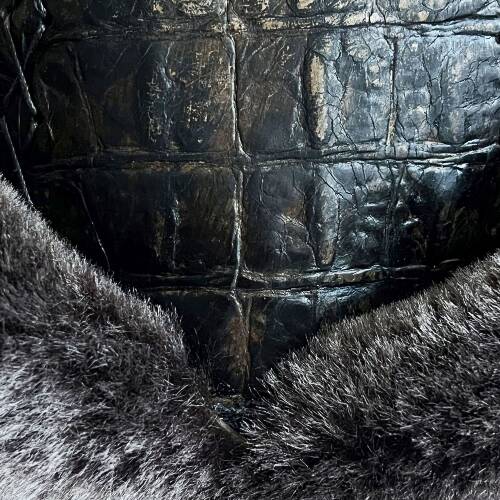 Shark Anatolia Ertuğrul Gazi Hakiki Deri Börk Şapka Krokodil - 7