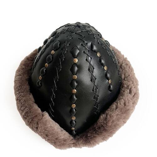 Shark Anatolia Ertuğrul Gazi Hakiki Deri Börk Siyah - 4