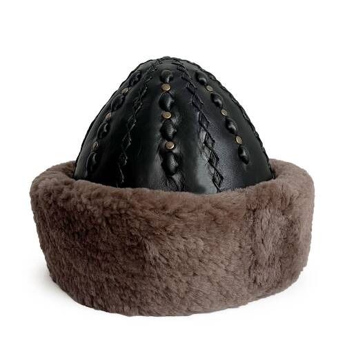 Shark Anatolia Ertuğrul Gazi Hakiki Deri Börk Siyah - 6