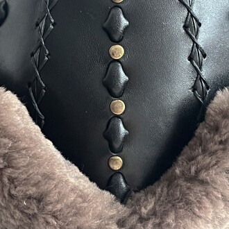 Shark Anatolia Ertuğrul Gazi Hakiki Deri Börk Siyah - 8