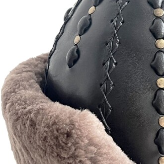 Shark Anatolia Ertuğrul Gazi Hakiki Deri Börk Siyah - 9