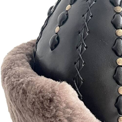 Shark Anatolia Ertuğrul Gazi Hakiki Deri Börk Siyah - 9