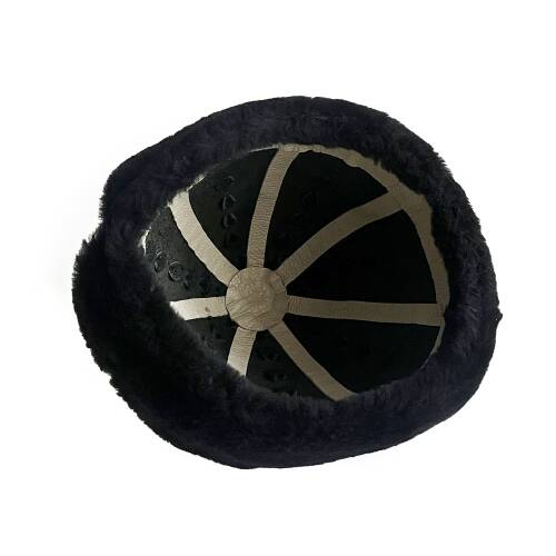 Shark Anatolia Ertuğrul Gazi Şapka Hakiki Deri Kabartma Desenli Börk Siyah-58 - 7