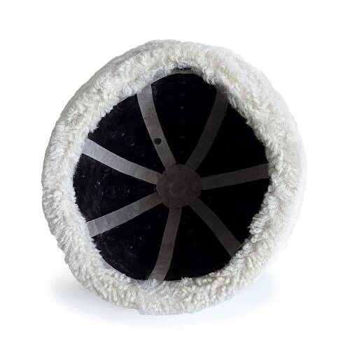 Shark Anatolia Ertuğrul Gazi Şapka Hakiki Deri Kabartma Desenli Börk Sütlü Kahve - 6