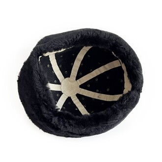 Shark Anatolia Ertuğrul Gazi Şapka Hakiki Deri Kabartma İşlemeli Börk Antik Kahve-57 - 7