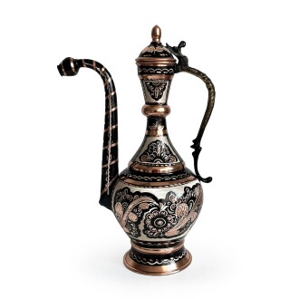 Shark Anatolia Erzincan El İşleme Bakır İbrik 35cm - 6