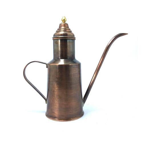 Turkish Gemlik Copper Oil Can