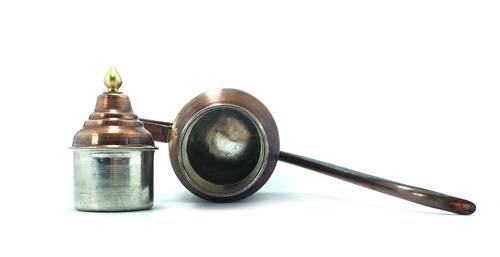 Turkish Gemlik Copper Oil Can