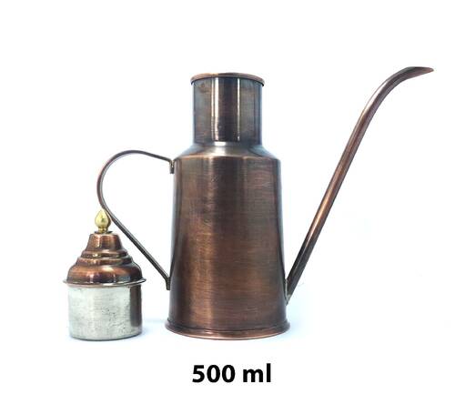 Turkish Gemlik Copper Oil Can