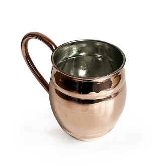 Shark Anatolia Grande Bakır Kupa Bardak 500ml Ayran Bira Meşrubat - 5