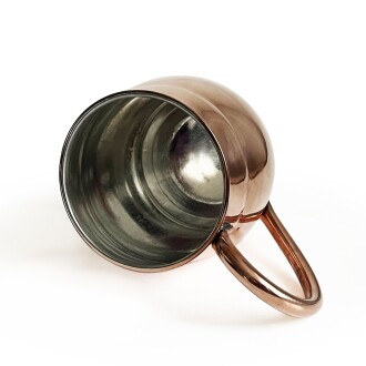 Shark Anatolia Grande Bakır Kupa Bardak 500ml Ayran Bira Meşrubat - 8