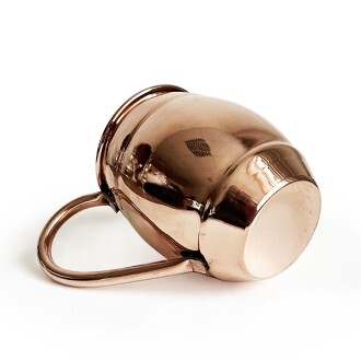 Shark Anatolia Grande Bakır Kupa Bardak 500ml Ayran Bira Meşrubat - 9