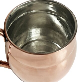 Shark Anatolia Grande Bakır Kupa Bardak 500ml Ayran Bira Meşrubat - 10