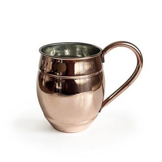 Grande Turkish Copper Mug for Ayran Beer 500 ml
