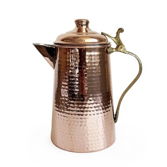 Shark Anatolia Handmade Copper Hanımeli Milk Jug 1 L