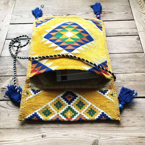 Shark Anatolia Heybe Çanta Hardal - 6