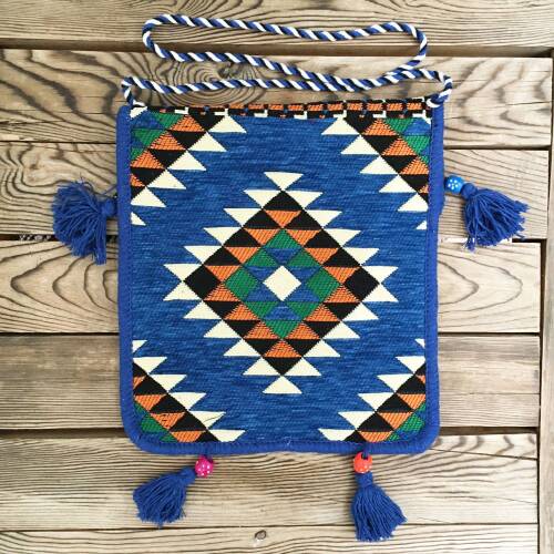 Shark Anatolia Heybe Çanta Mavi - 3