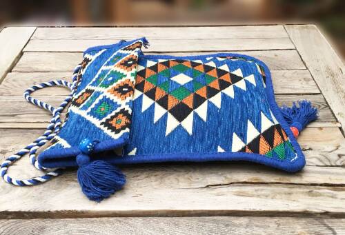 Shark Anatolia Heybe Çanta Mavi - 6