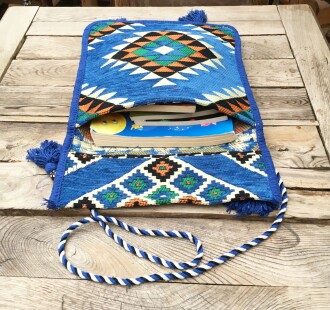 Shark Anatolia Heybe Çanta Mavi - 7