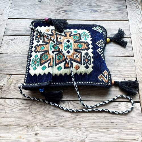 Shark Anatolia Heybe Çanta Lacivert - 7